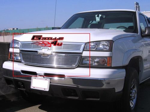 Silverado 2005-2006 Perimeter Grille Grill Polished